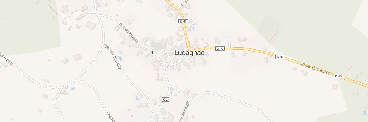 Plan du 1660 Rte du Barry à Lugagnac