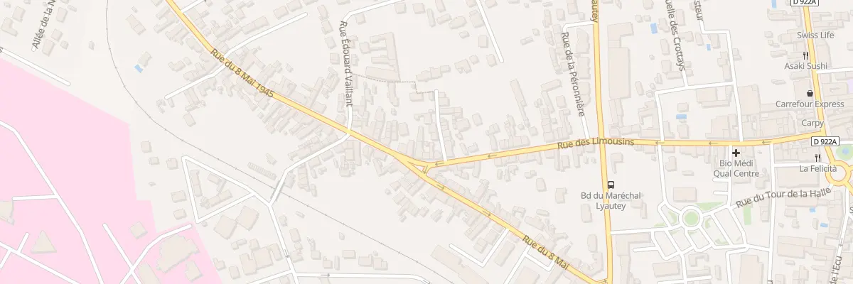 Plan du 90 Rue des Limousins à Romorantin-Lanthenay