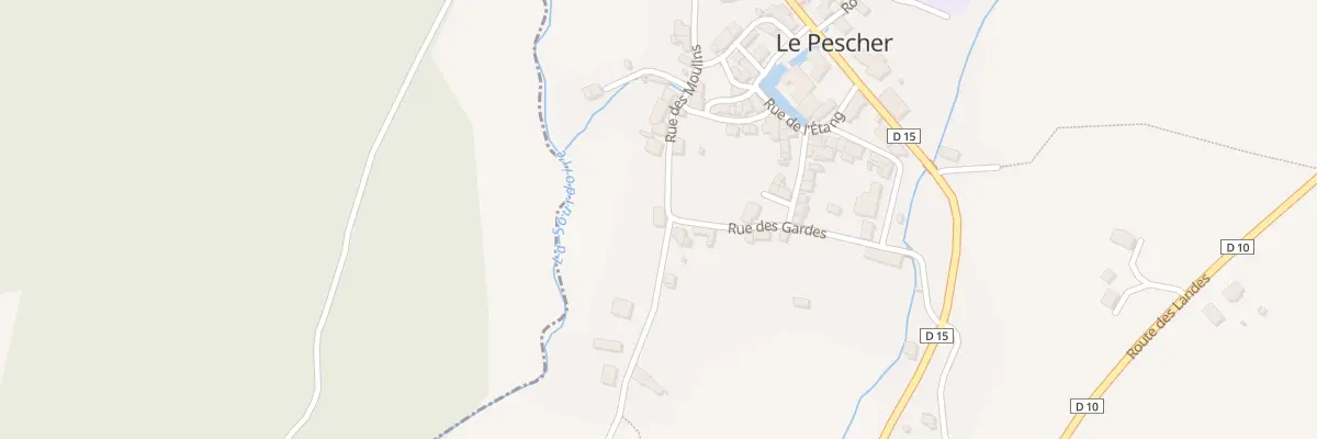 Plan du 4 Che des Chastres au Pescher