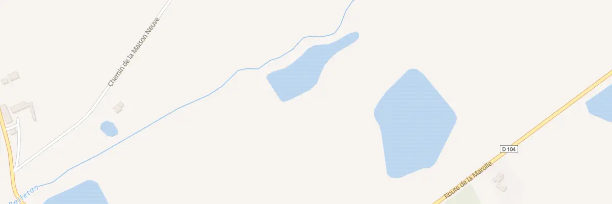 Plan du 2B Rte de la Marolle à Montrieux-en-Sologne