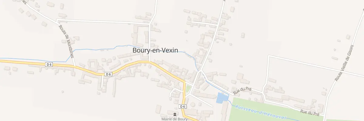 Plan du 3 Rue de Laval à Boury-en-Vexin