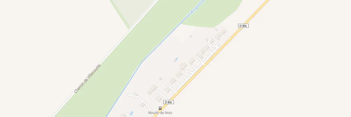 Plan du 29 Le Moulin de Notz à Coings