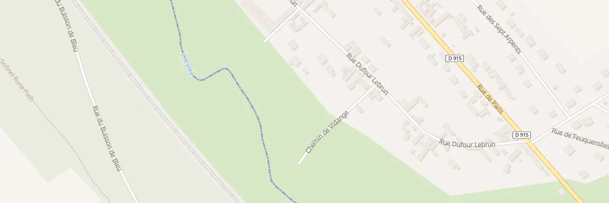 Plan du 16 Rue Dufour Lebrun à Talmontiers