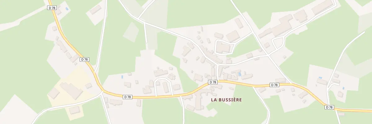 Plan du 17 La Bussiere à Fresselines