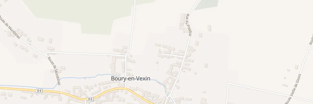 Plan du 8 Imp des Vignes à Boury-en-Vexin