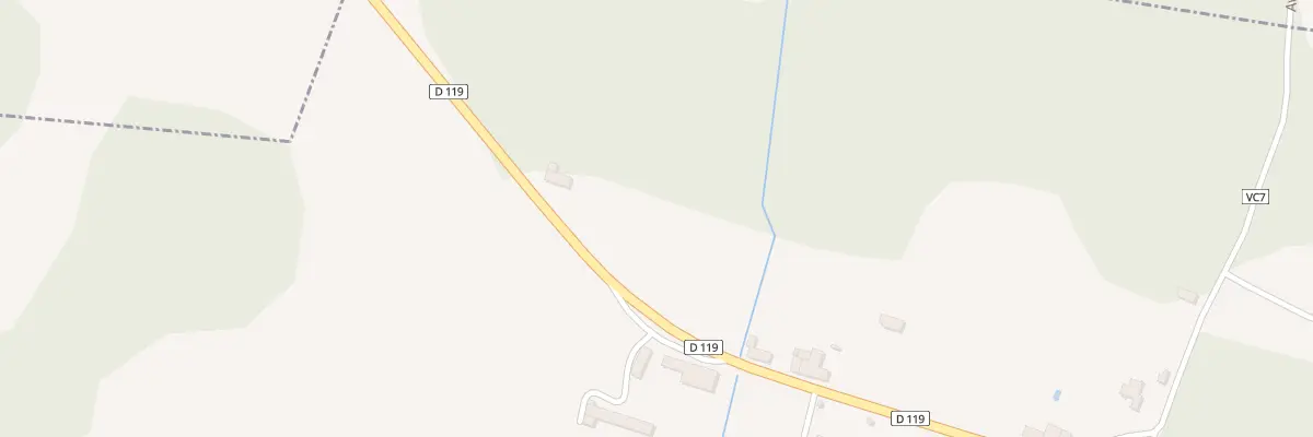 Plan du 299 Rte Departementale 119 aux Issards