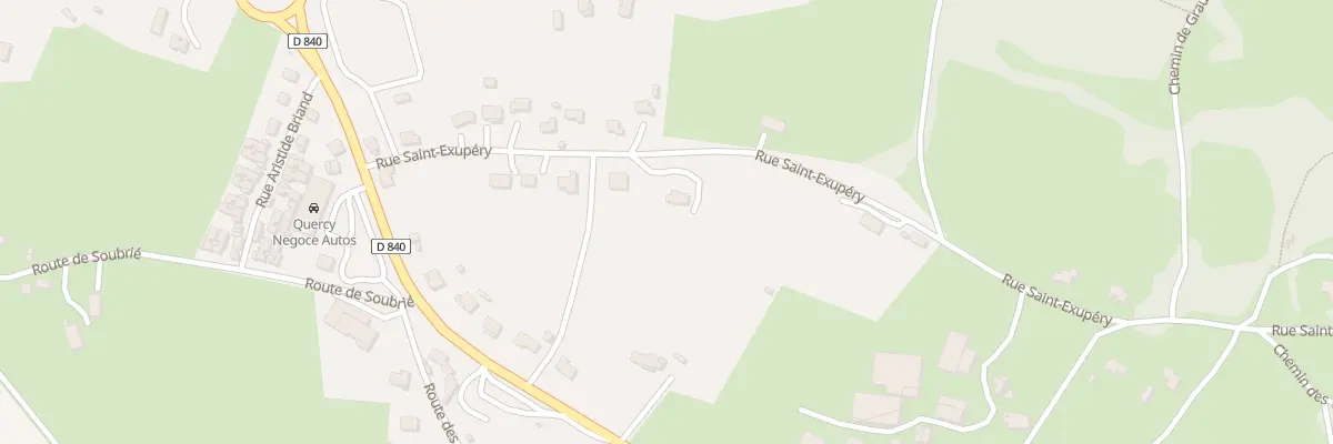 Plan du 240 Rue Saint Exupéry à Gramat