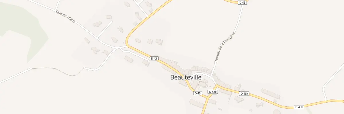 Plan du 12 Le Village à Beauteville