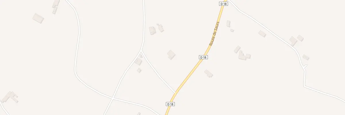 Plan du 3045 Rte de Saurs à Rabastens
