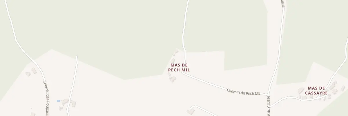 Plan du 263 Chem du Pech Mil à Cénevières