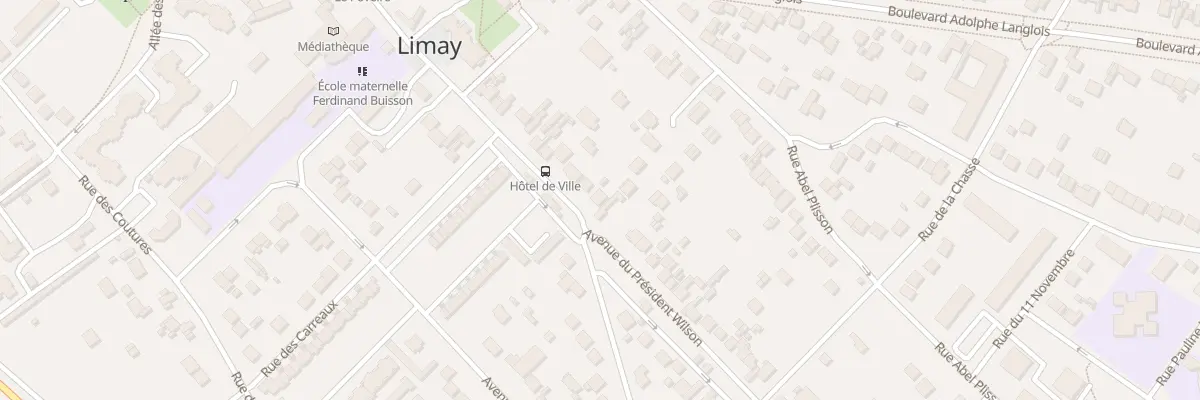 Plan du 33 Av du Pdt Wilson à Limay