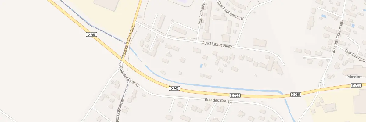 Plan du 15 Rue Hubert Fillay à Romorantin-Lanthenay