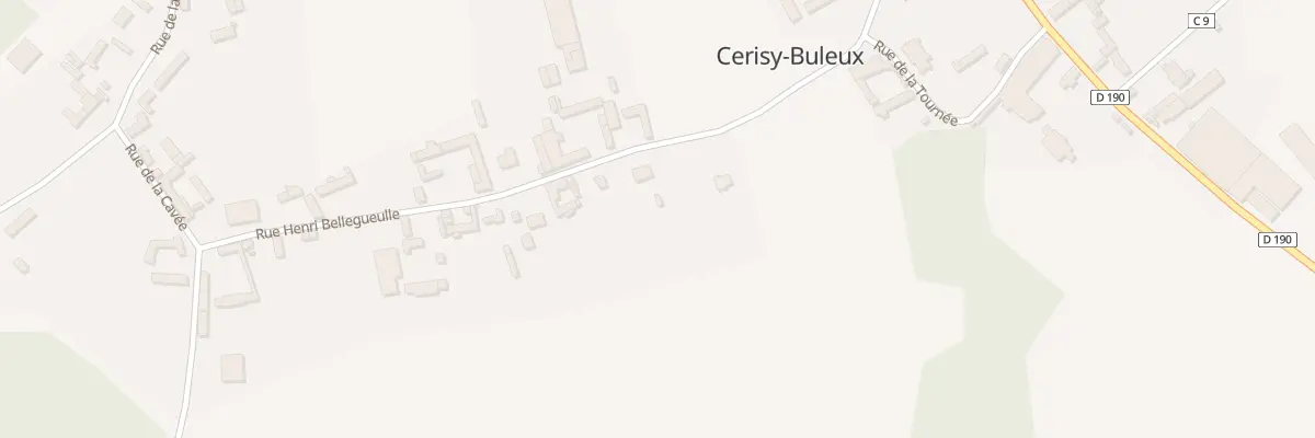 Plan du 9 Rue Henry Bellegueule à Cerisy-Buleux