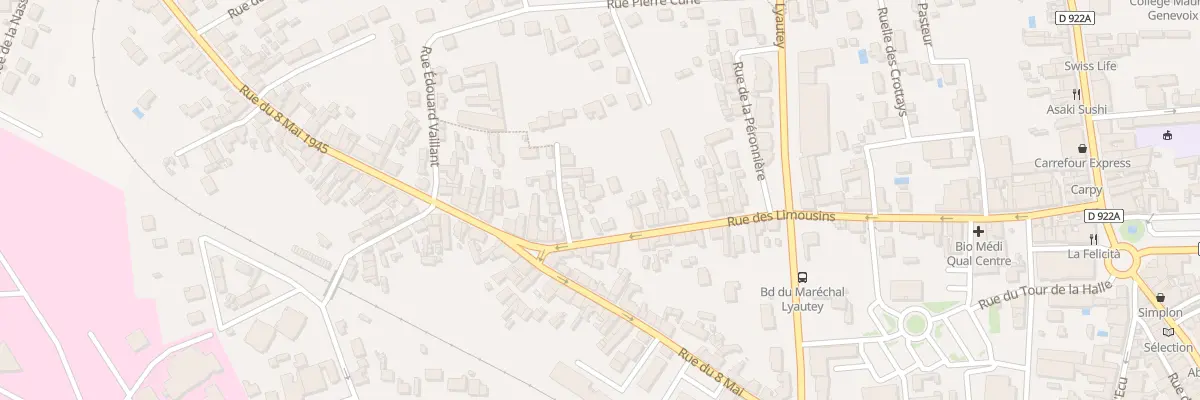 Plan du 64A Rue des Limousins à Romorantin-Lanthenay
