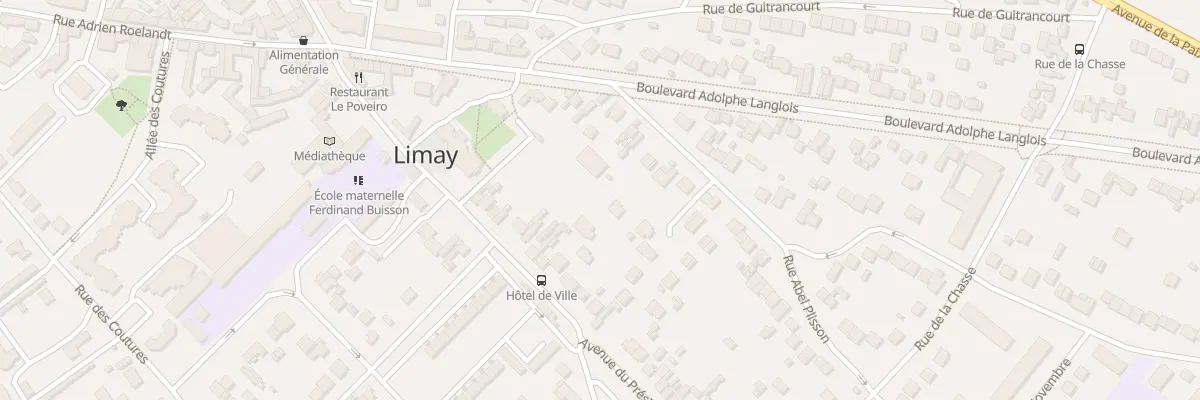 Plan du 12 Rue Abel Plisson à Limay
