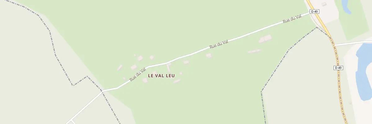 Plan du 5 Rue du Val à Ellecourt