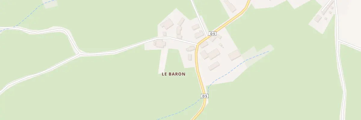 Plan du 5 Le Baron à Nouzerolles