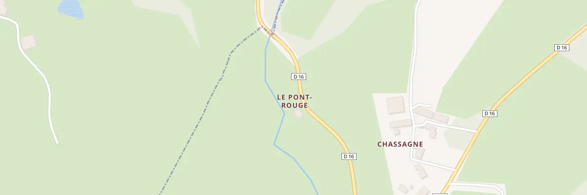 Plan du 1 Le Pont Rouge à Soudaine-Lavinadière