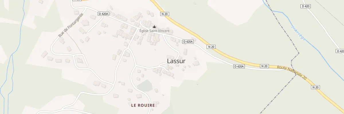 Plan du 10 Le Village à Garanou