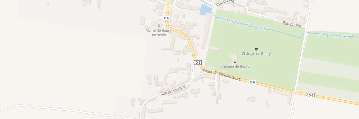 Plan du 5001F Pl du Tilleul à Boury-en-Vexin