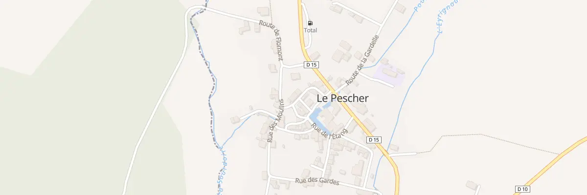 Plan du 5013 Au Bourg au Pescher