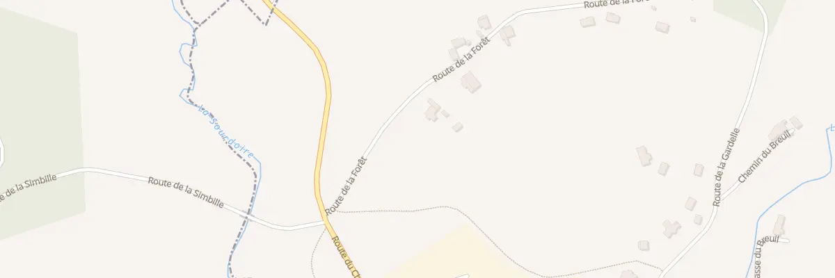 Plan du 5176 La Geneste au Pescher