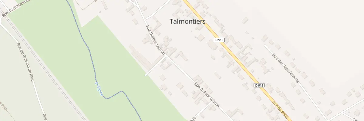 Plan du 15 Rue Dufour Lebrun à Talmontiers