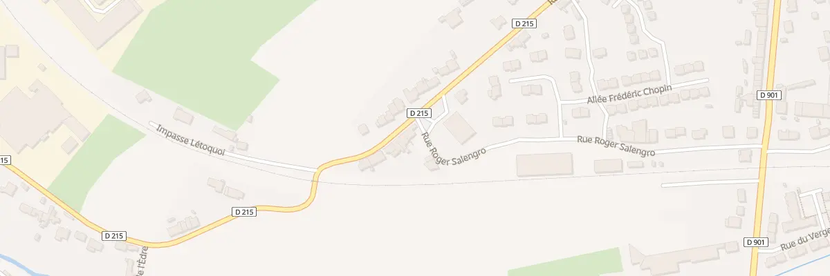Plan du 551 Rue de Neufchatel à Samer