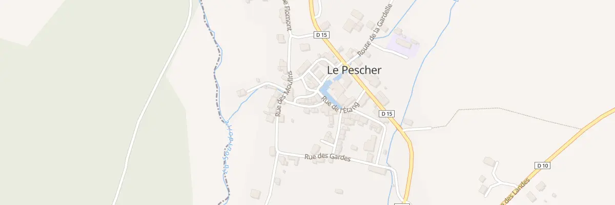 Plan du 32 Rue du Lavoir au Pescher