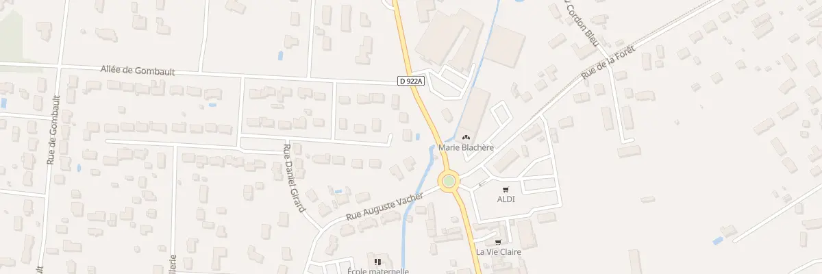 Plan du 8E All de Gombault à Romorantin-Lanthenay