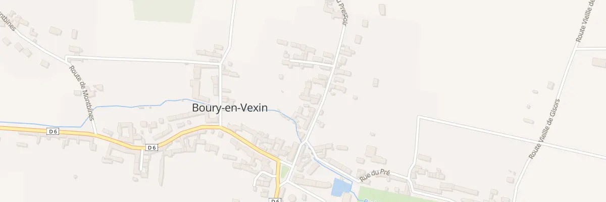 Plan du 8 Rue du Pressoir à Boury-en-Vexin