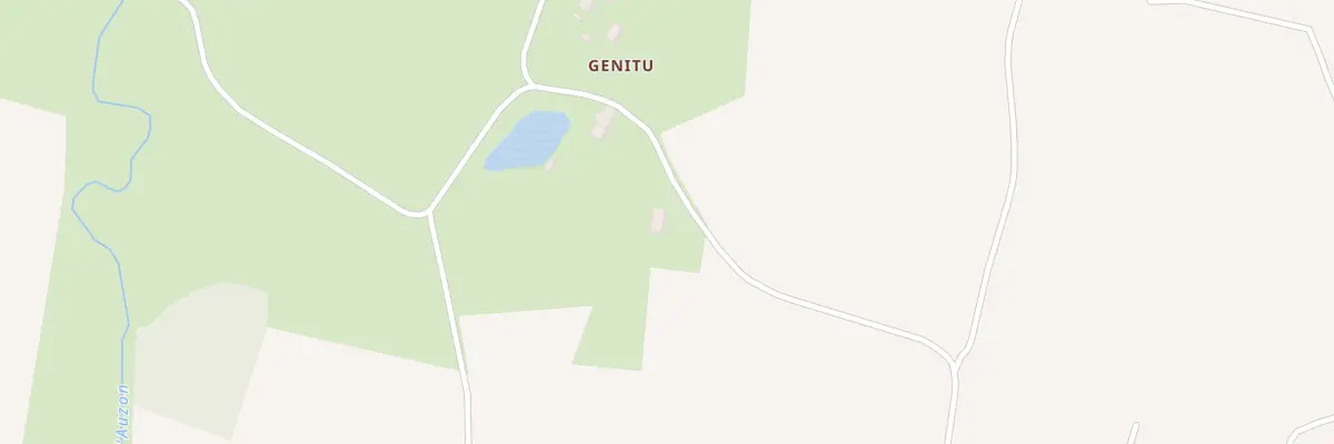 Plan du 1 Genitu à Gournay
