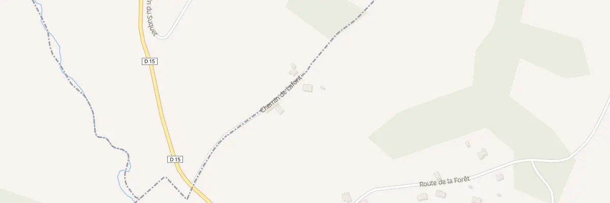 Plan du 252 Che de Lafont au Pescher