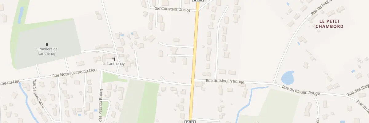 Plan du 110 Av de Paris à Romorantin-Lanthenay