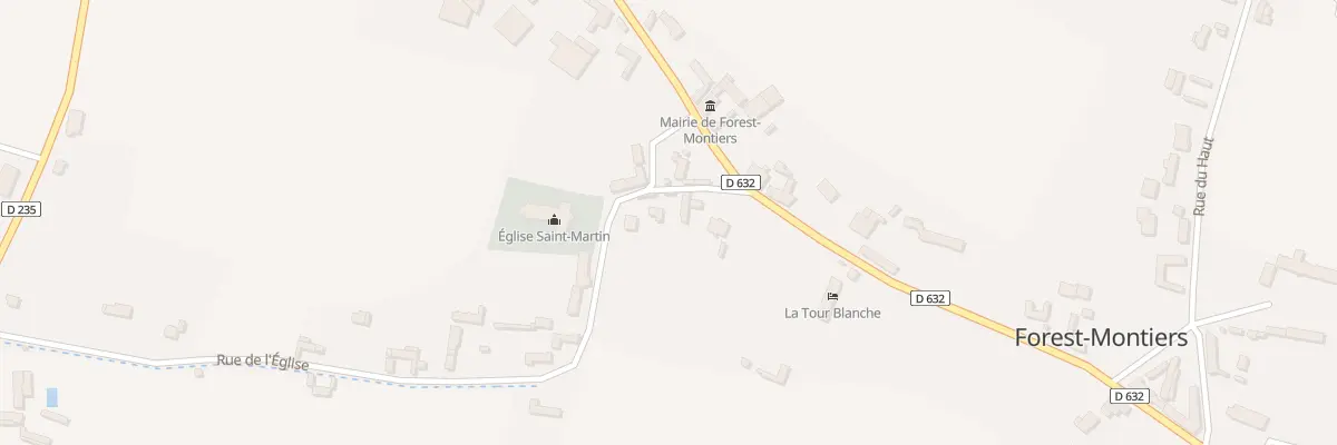 Plan du 3 Rue de l’Eglise à Forest-Montiers