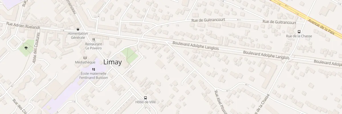 Plan du 8 Rue Abel Plisson à Limay
