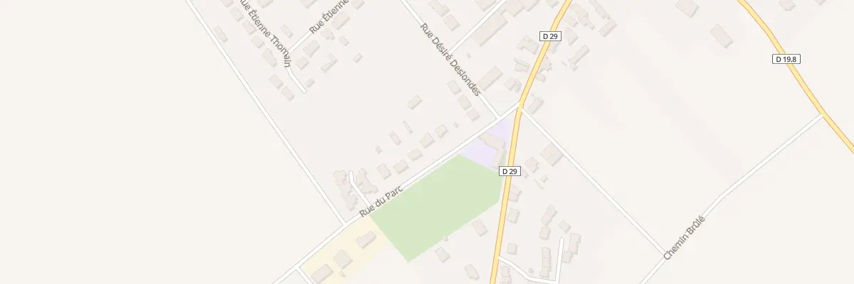 Plan du 6 Rue du Parc à Terminiers