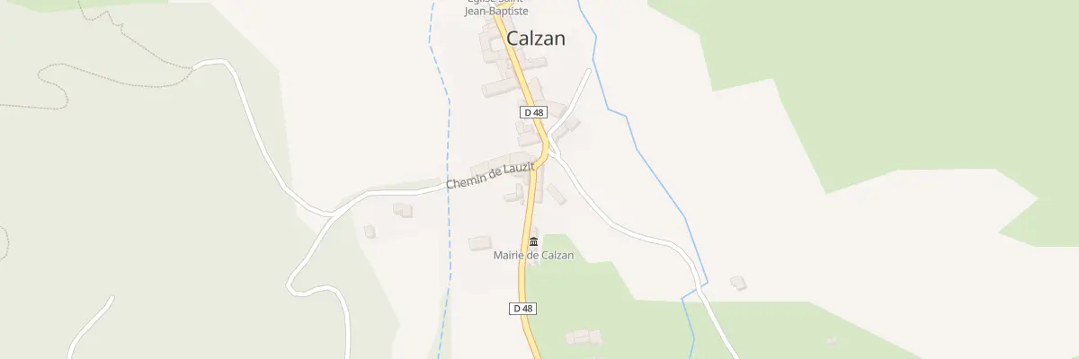 Plan du 6 Rte du Col à Calzan