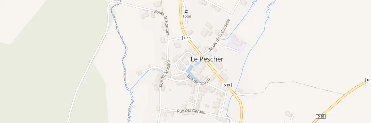 Plan du 40 Pl du Platane au Pescher