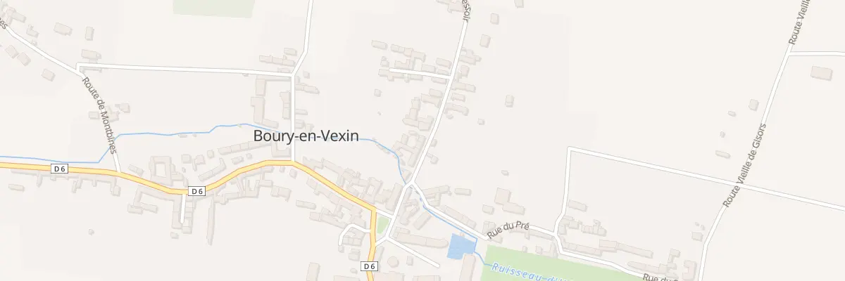 Plan du 6 Rue du Pressoir à Boury-en-Vexin