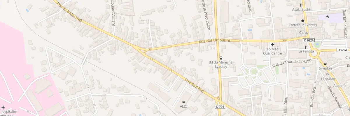 Plan du 39 Rue des Limousins à Romorantin-Lanthenay