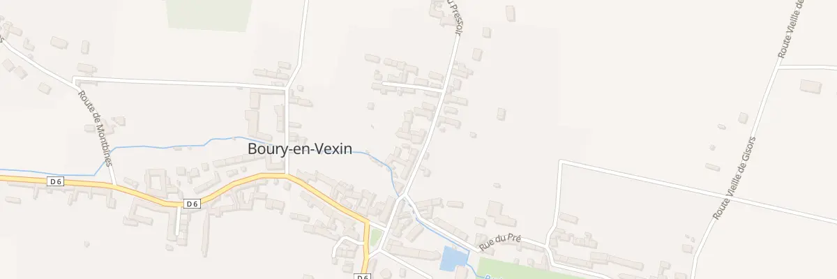 Plan du 10 Rue du Pressoir à Boury-en-Vexin