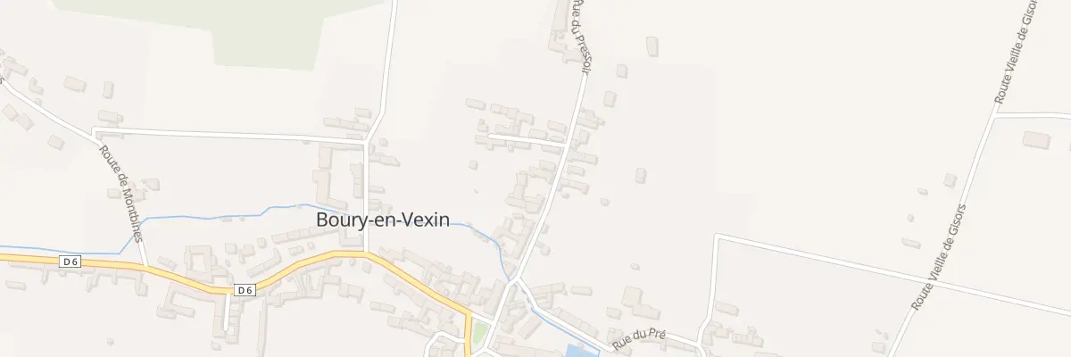 Plan du 14 Rue du Pressoir à Boury-en-Vexin