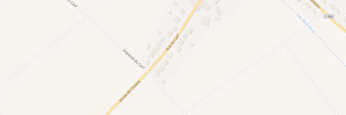 Plan du 11 Rue du Cerf à Coinces