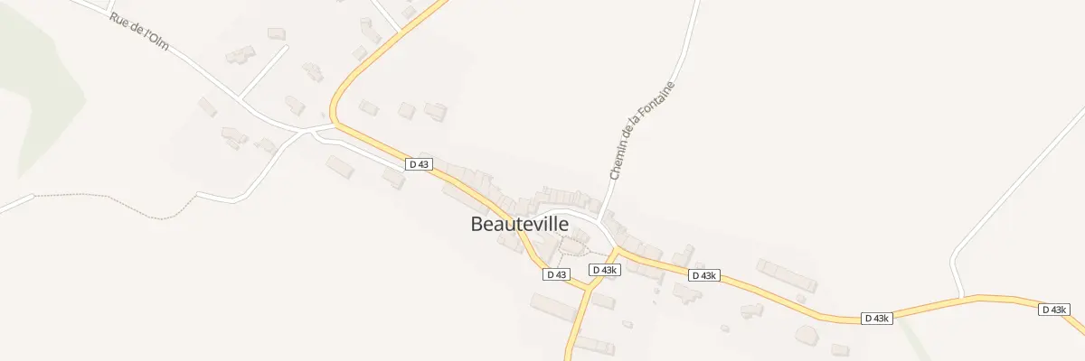 Plan du 16 Le Village à Beauteville
