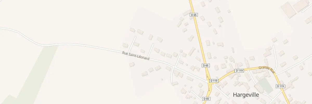 Plan du 12 Rue de Saint Leonard à Hargeville