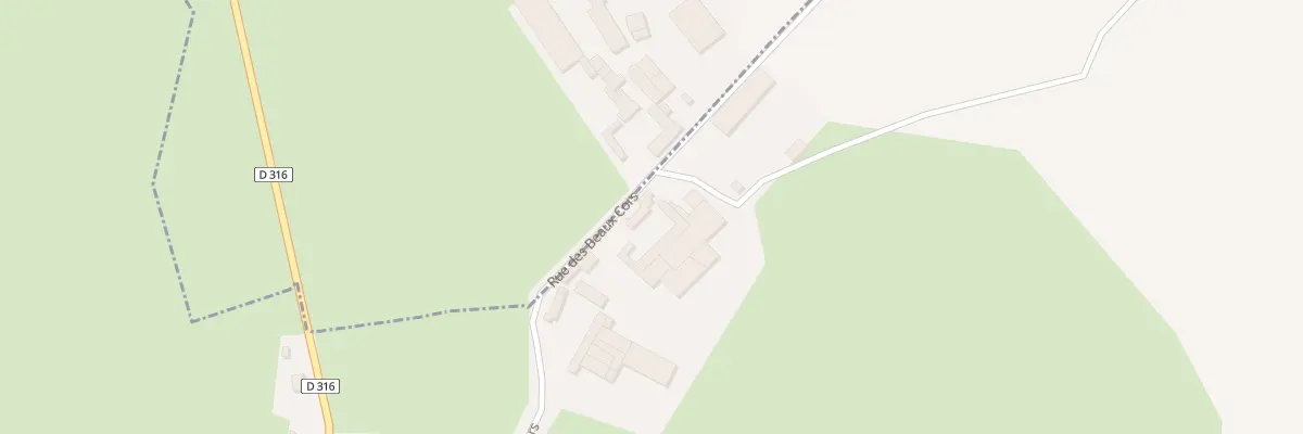 Plan du 20 Rue des Beaux Cors à Bazancourt