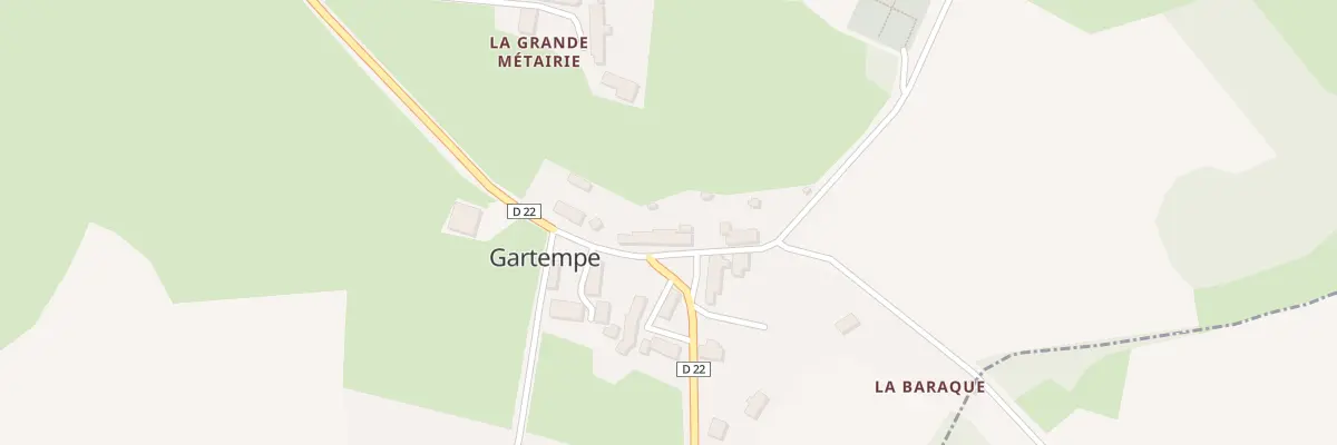 Plan du 9 Rue du Bois Sergent à Gartempe