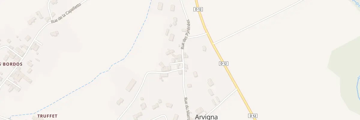 Plan du 25 Menet à Arvigna