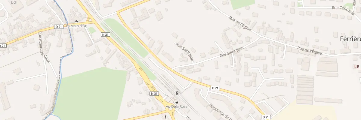 Plan du 32 Rue Saint-Jean à Ferrières-en-Bray